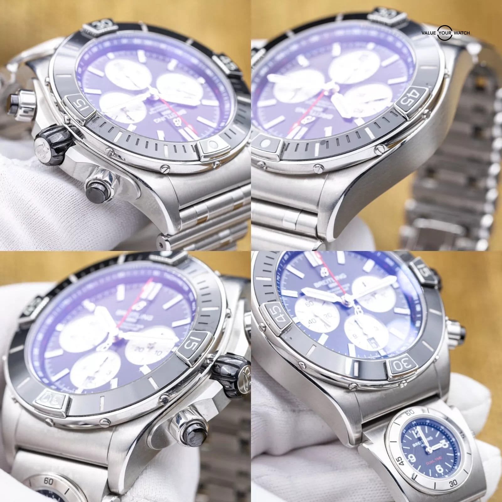 Breitling Super Chronomat B01 44 UTC Black Dial Steel 44mm AB0136 - 2022 - Image 10