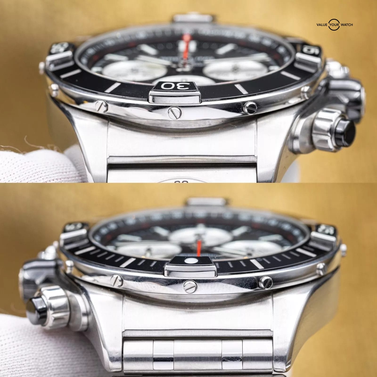 Breitling Super Chronomat B01 44 UTC Black Dial Steel 44mm AB0136 - 2022 - Image 11