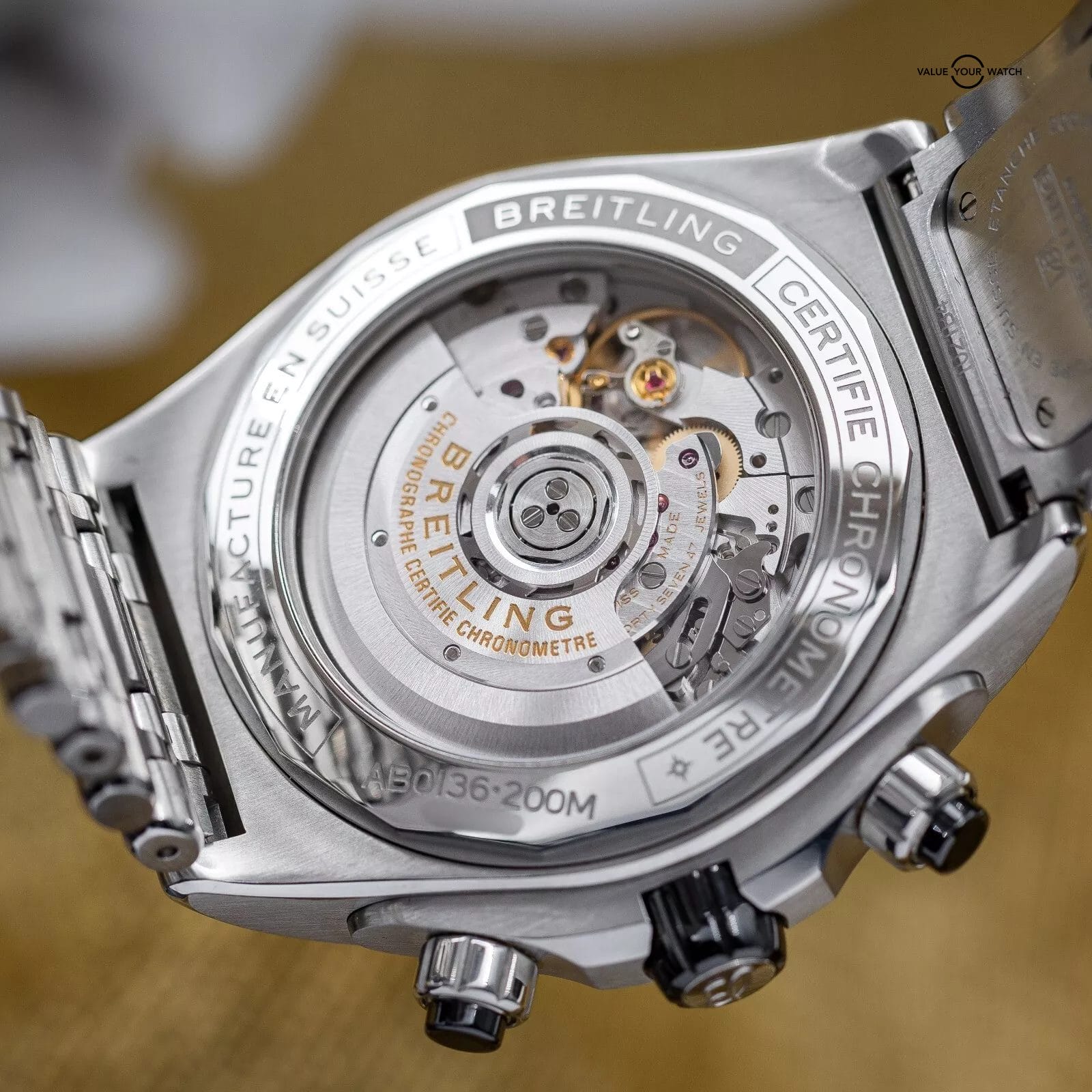 Breitling Super Chronomat B01 44 UTC Black Dial Steel 44mm AB0136 - 2022 - Image 14