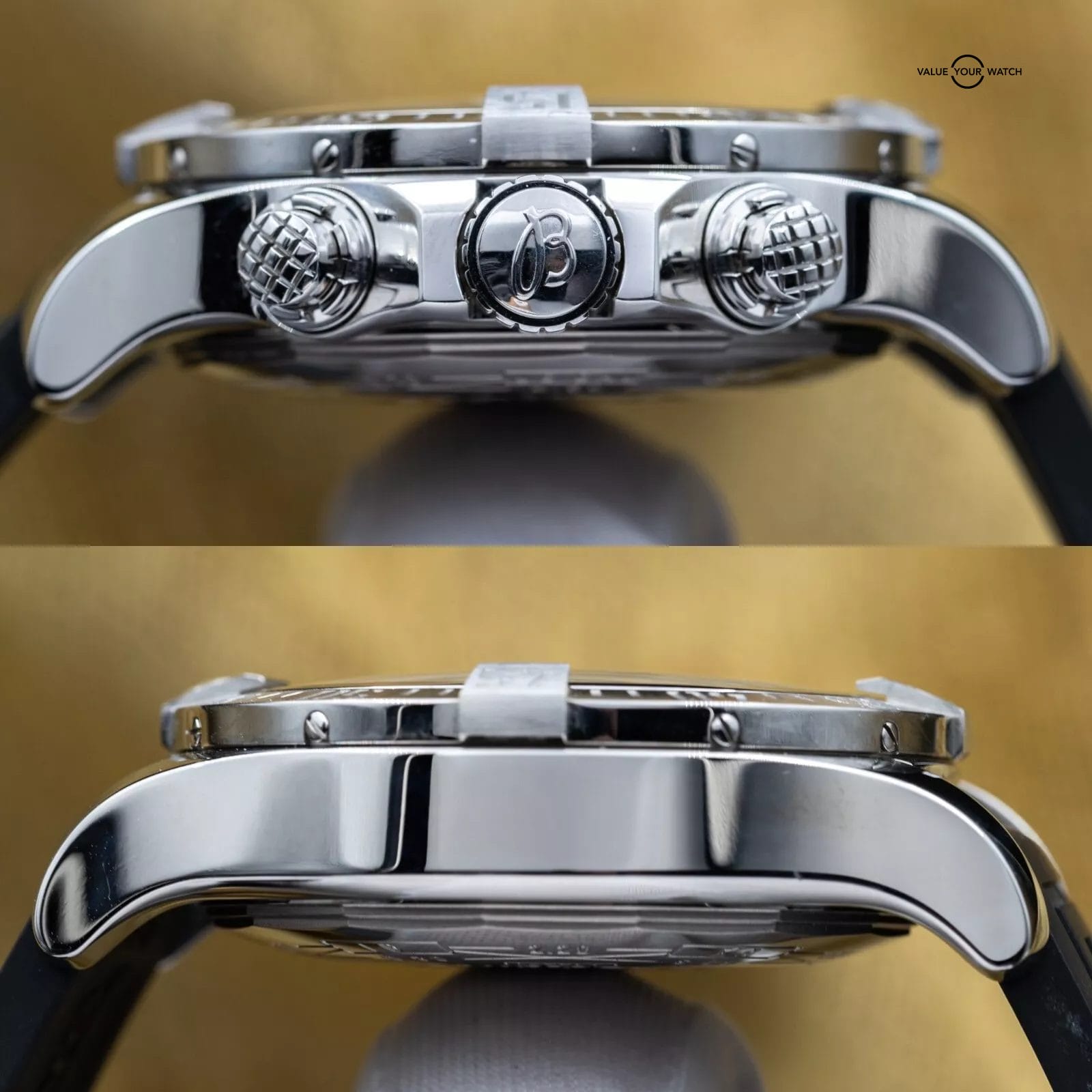 Breitling Super Avenger 2 Black Dial Stainless Steel 48mm - A13371 - Image 4