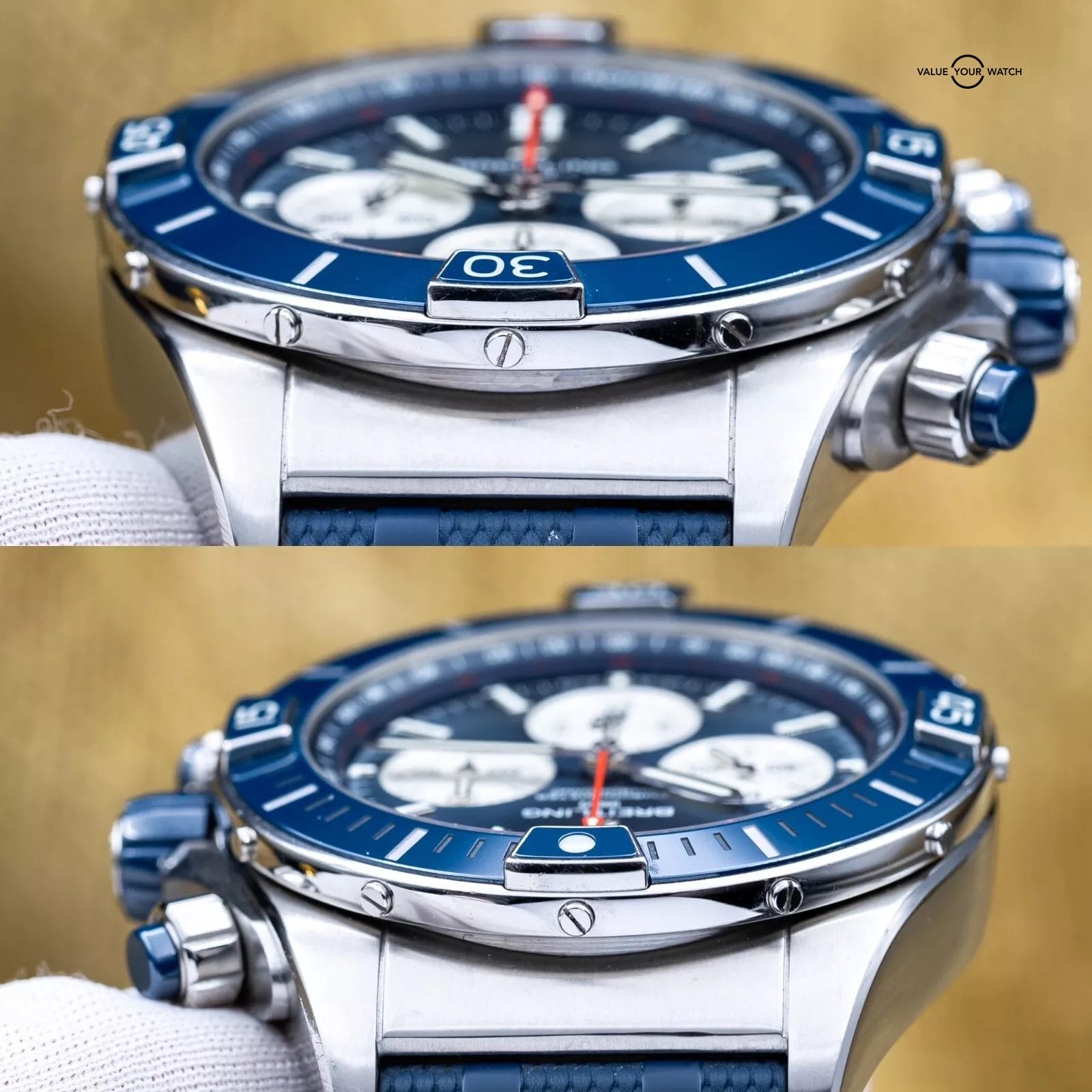 Breitling Super Chronomat B01 44 Blue Dial 44mm Chronograph AB0136 - 2023 - Image 8