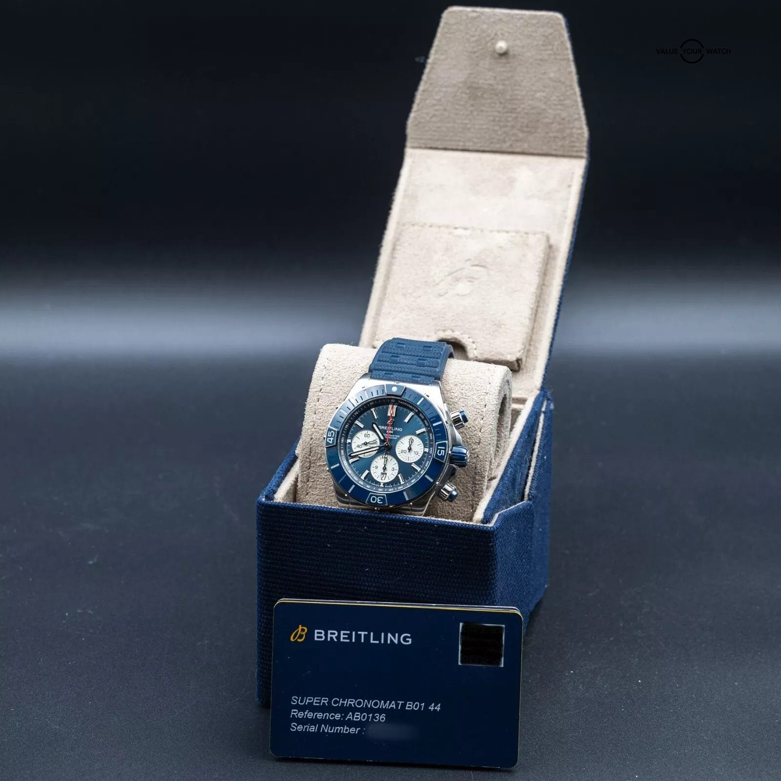 Breitling Super Chronomat B01 44 Blue Dial 44mm Chronograph AB0136 - 2023 - Image 10