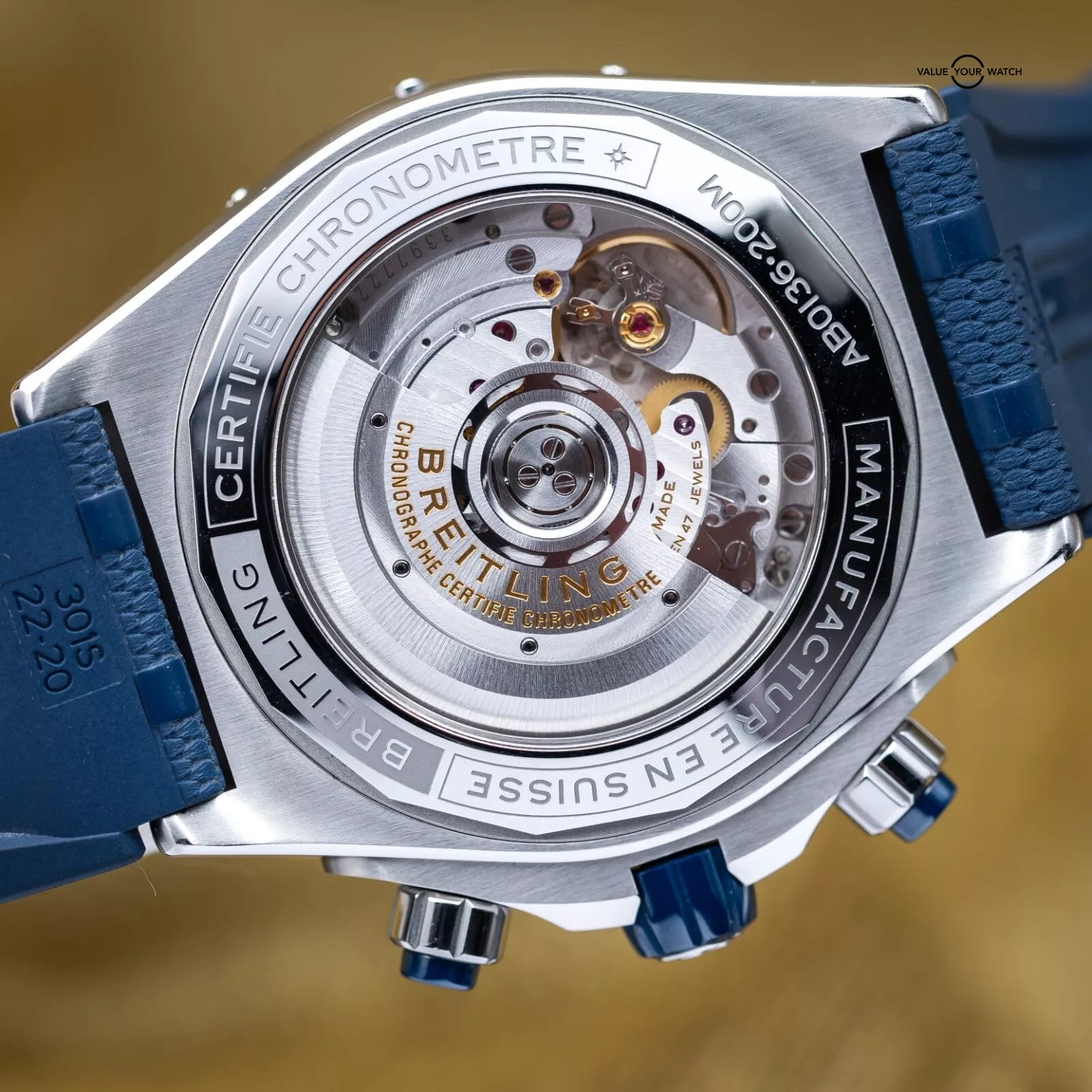 Breitling Super Chronomat B01 44 Blue Dial 44mm Chronograph AB0136 - 2023 - Image 13