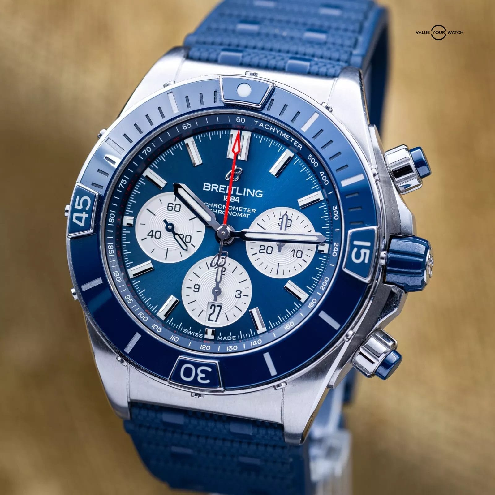 Breitling Super Chronomat B01 44 Blue Dial 44mm Chronograph AB0136 - 2023 - Image 14