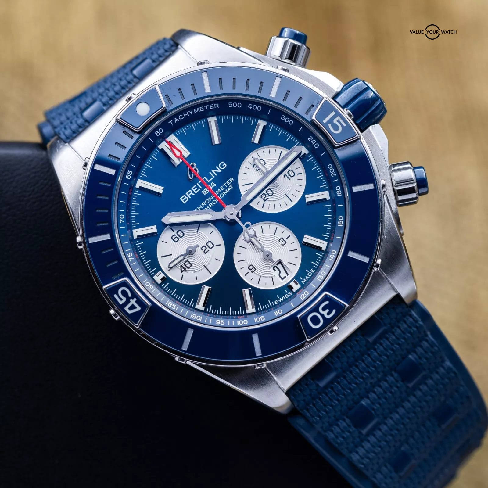 Breitling Super Chronomat B01 44 Blue Dial 44mm Chronograph AB0136 - 2023 - Image 16