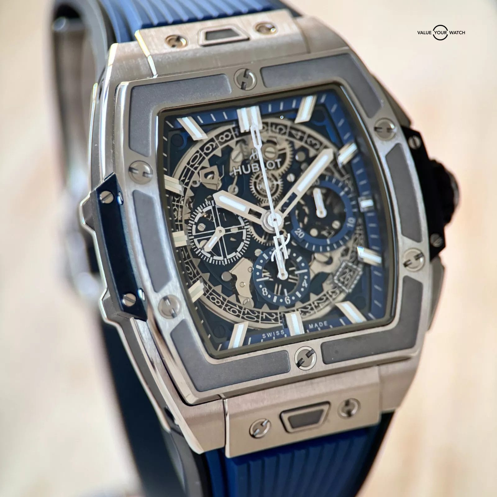 Hublot Spirit of Big Bang 42mm Titanium Blue - Warranty till 2027 - Full Set