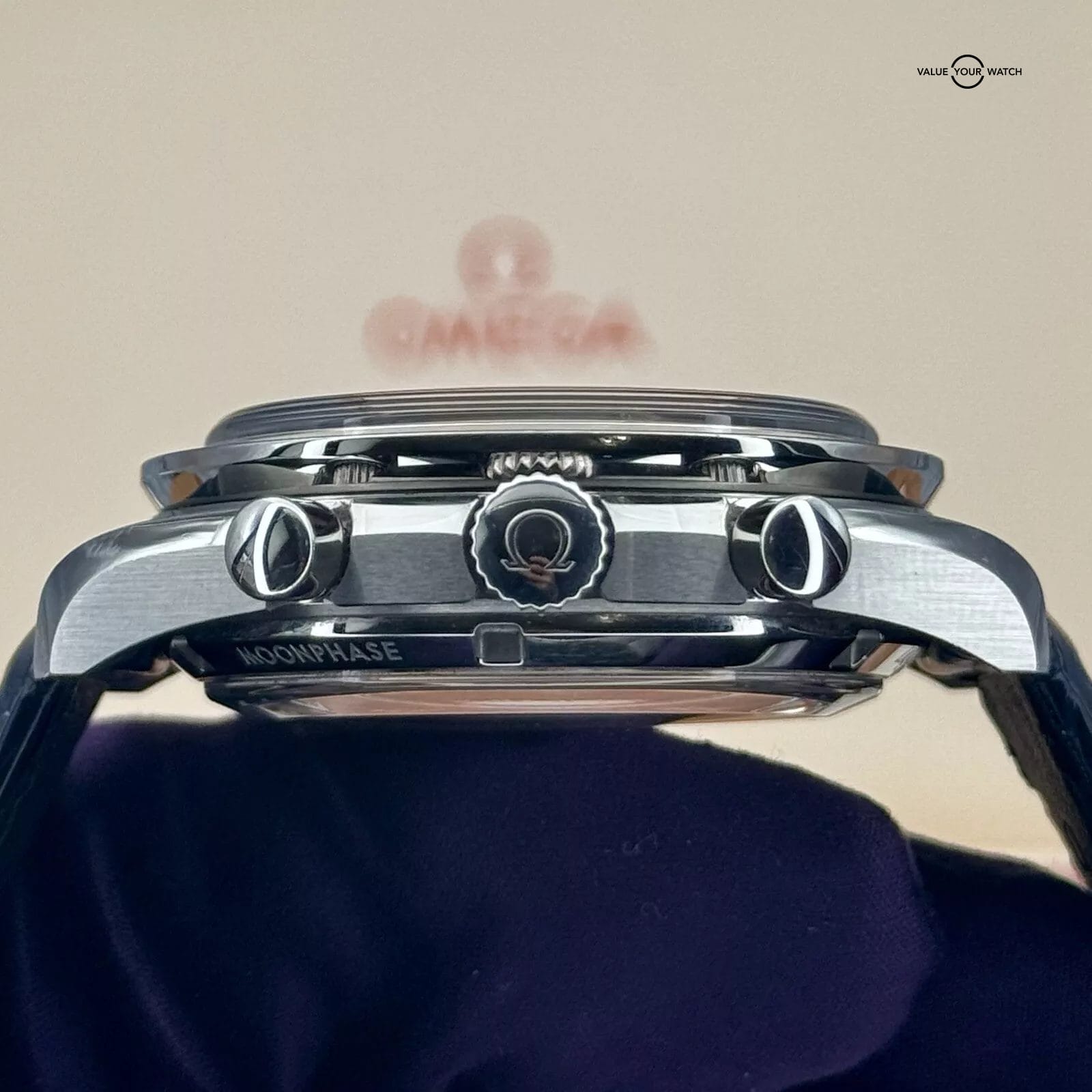 Omega Seamaster Diver 300M Chronograph Blue/Grey Wave Dial - 210.30.44.51.06.001 - Image 15