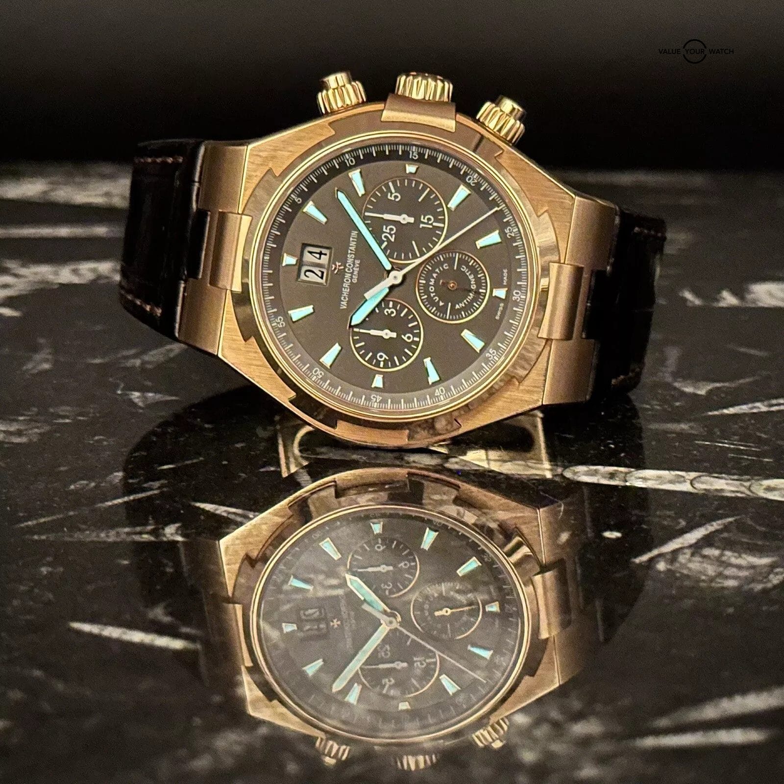 Vacheron Constantin Overseas Chronograph Rose Gold 49150/000R-9338 - Image 3