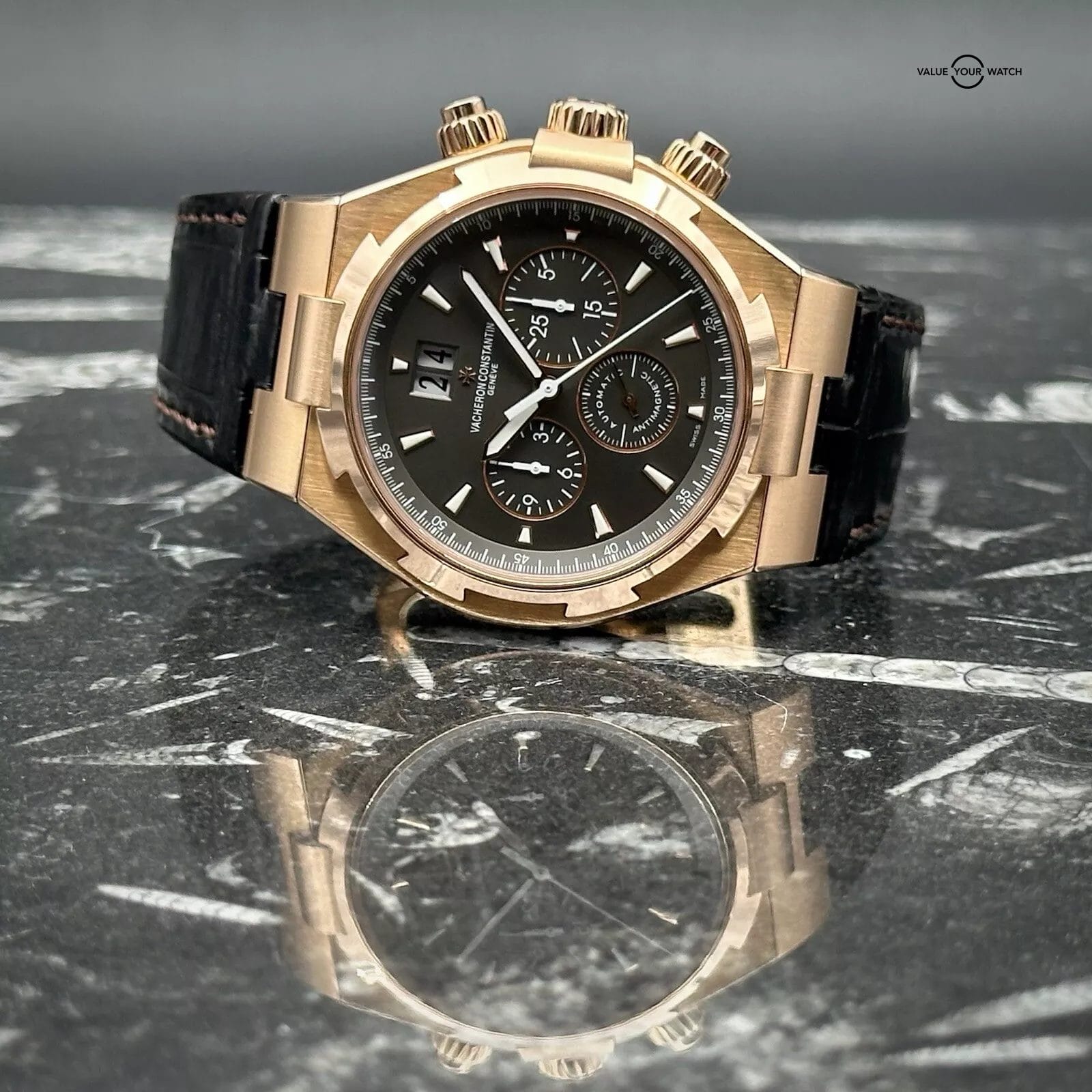 Vacheron Constantin Overseas Chronograph Rose Gold 49150/000R-9338 - Image 4