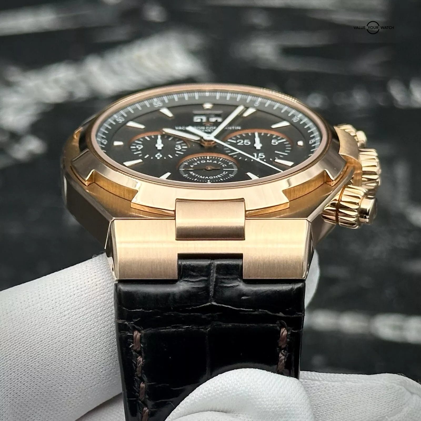 Vacheron Constantin Overseas Chronograph Rose Gold 49150/000R-9338 - Image 8