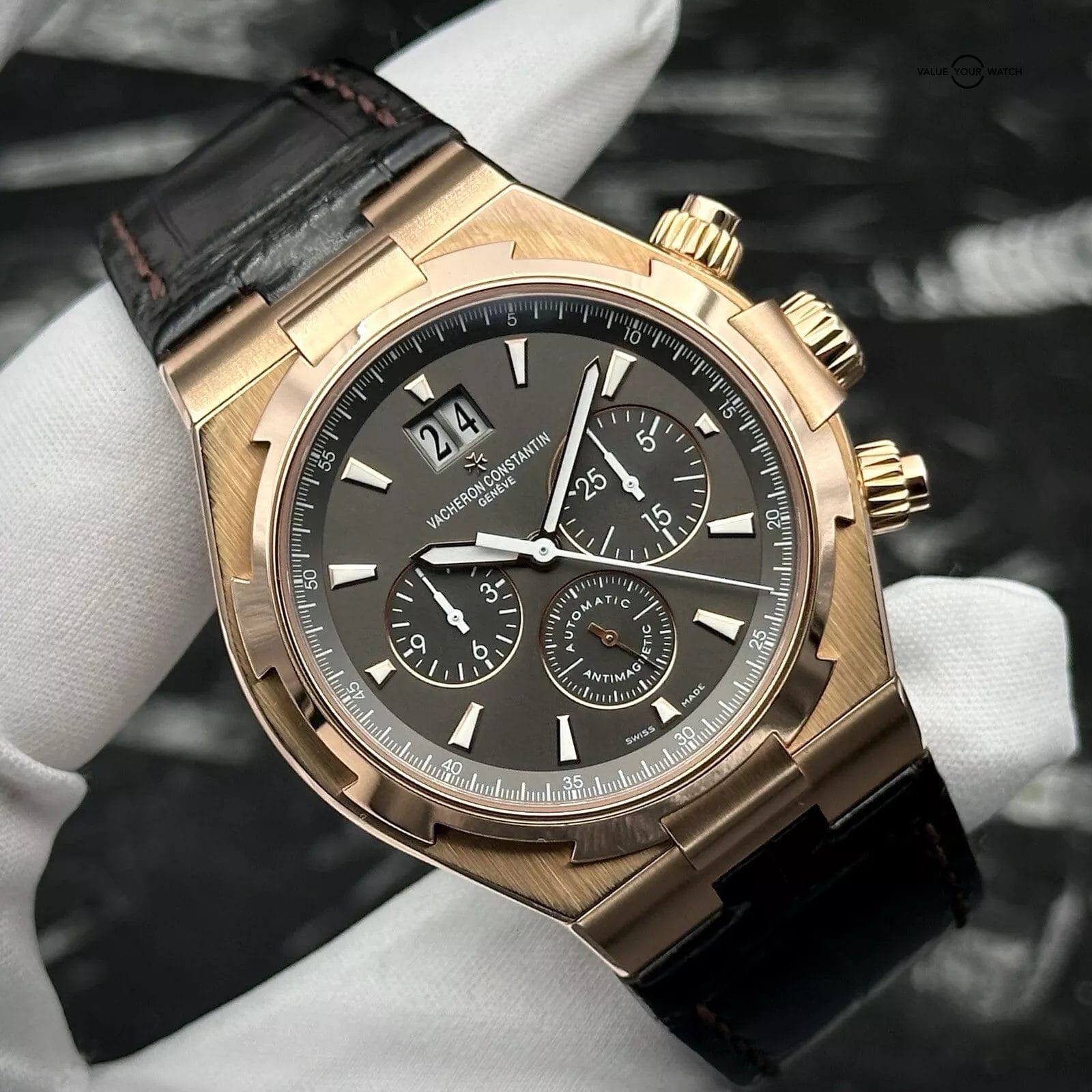 Vacheron Constantin Overseas Chronograph Rose Gold 49150/000R-9338 - Image 13