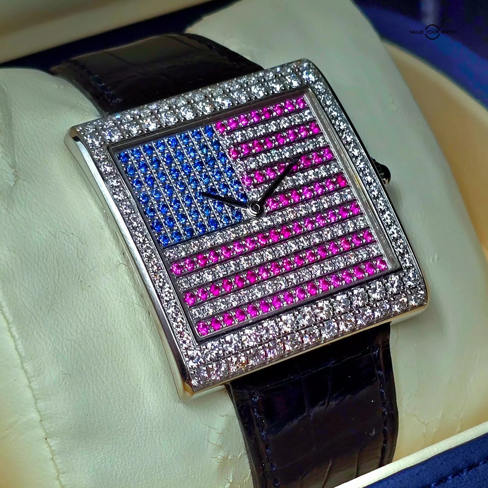 Corum Buckingham United We Stand in white gold, American Flag automatic - Image 5