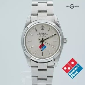 Rolex Air-King 14000 Dominos Dial Boxes/Papers!