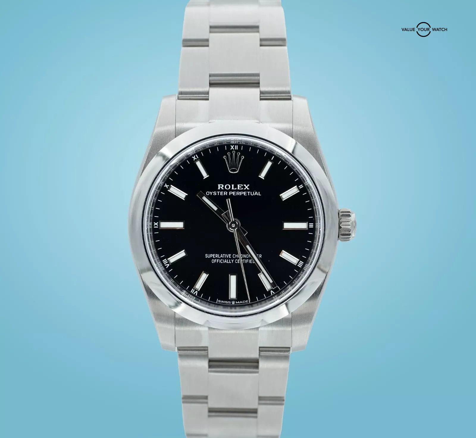 2024 Rolex Oyster Perpetual 34mm 124200 Black Dial Stainless Steel BOXES/PAPERS!