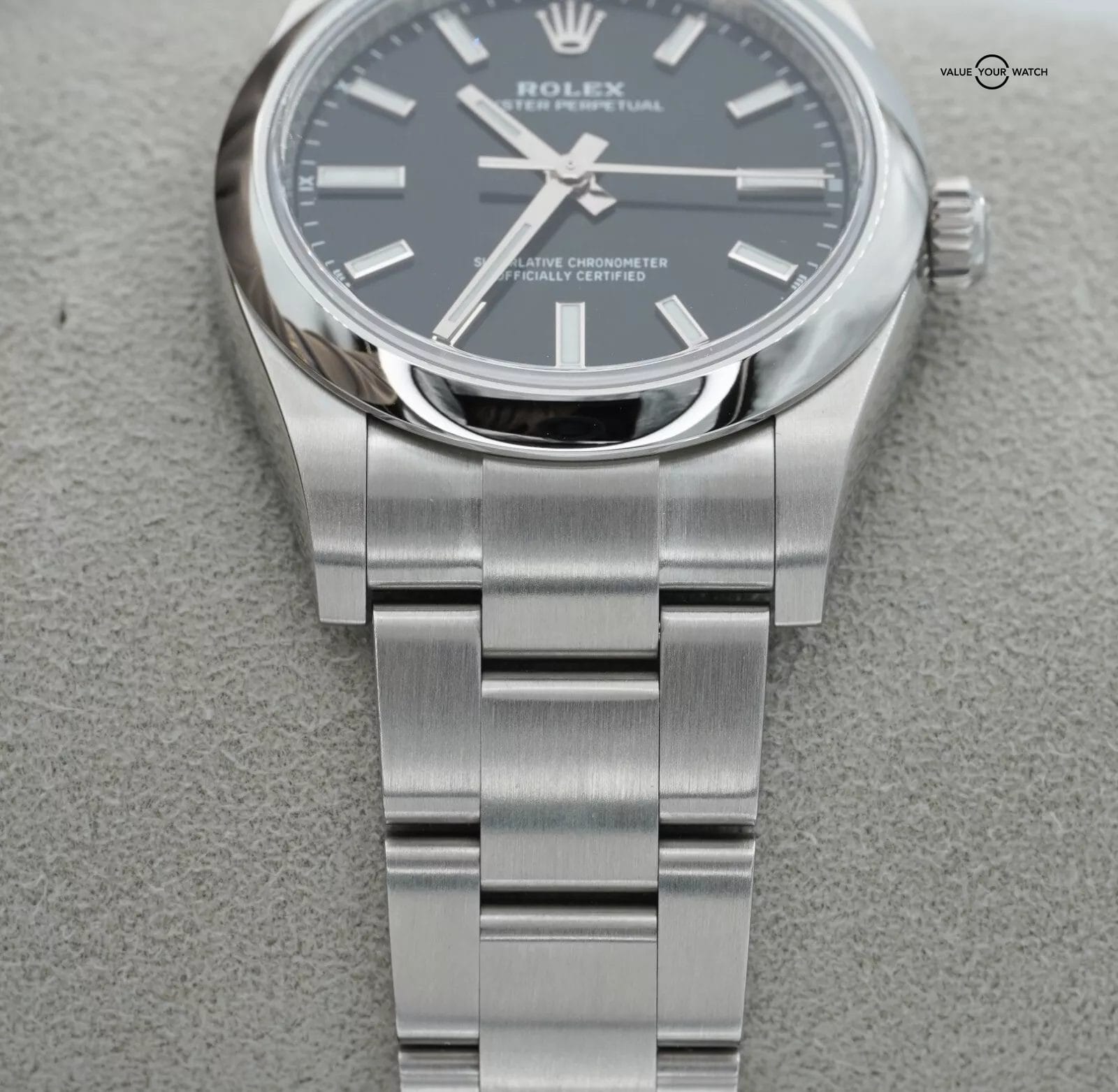 2024 Rolex Oyster Perpetual 34mm 124200 Black Dial Stainless Steel BOXES/PAPERS! - Image 9
