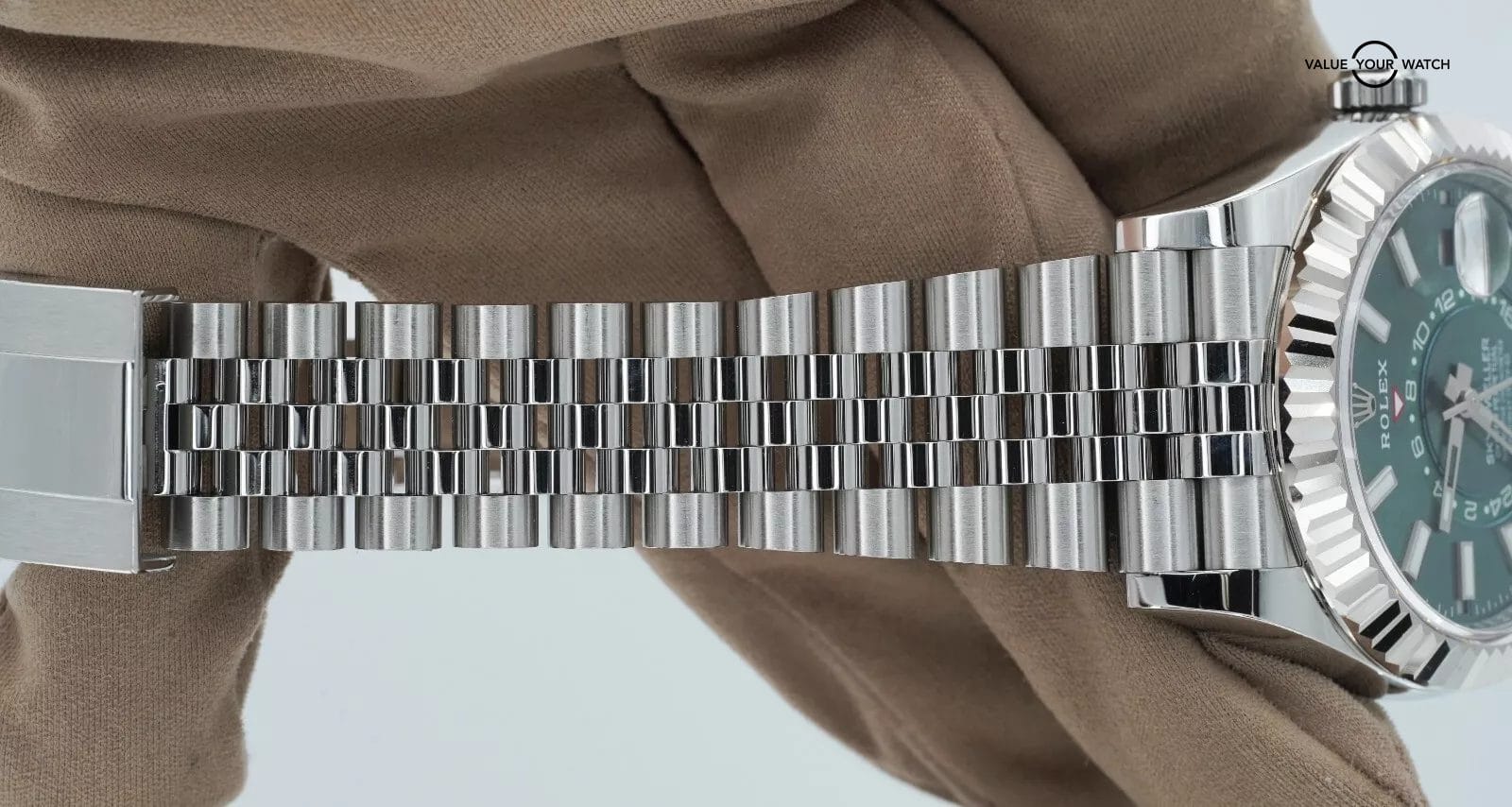 Rolex Sky-Dweller 336934 Green Dial Stainless Steel Jubilee BOXES/PAPERS! - Image 16