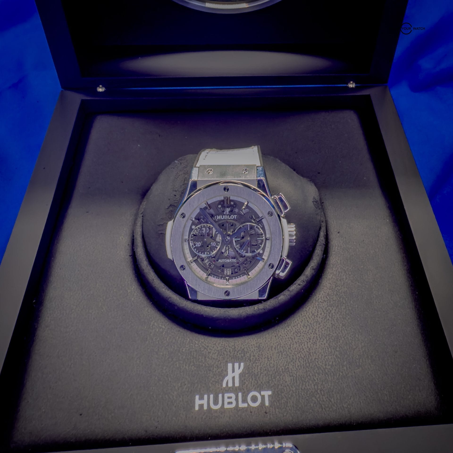 Hublot Classic Fusion Aerofusion Chronograph All White Japan Edition 525.NE.0127.LR 45mm Automatic Sapphire Dial