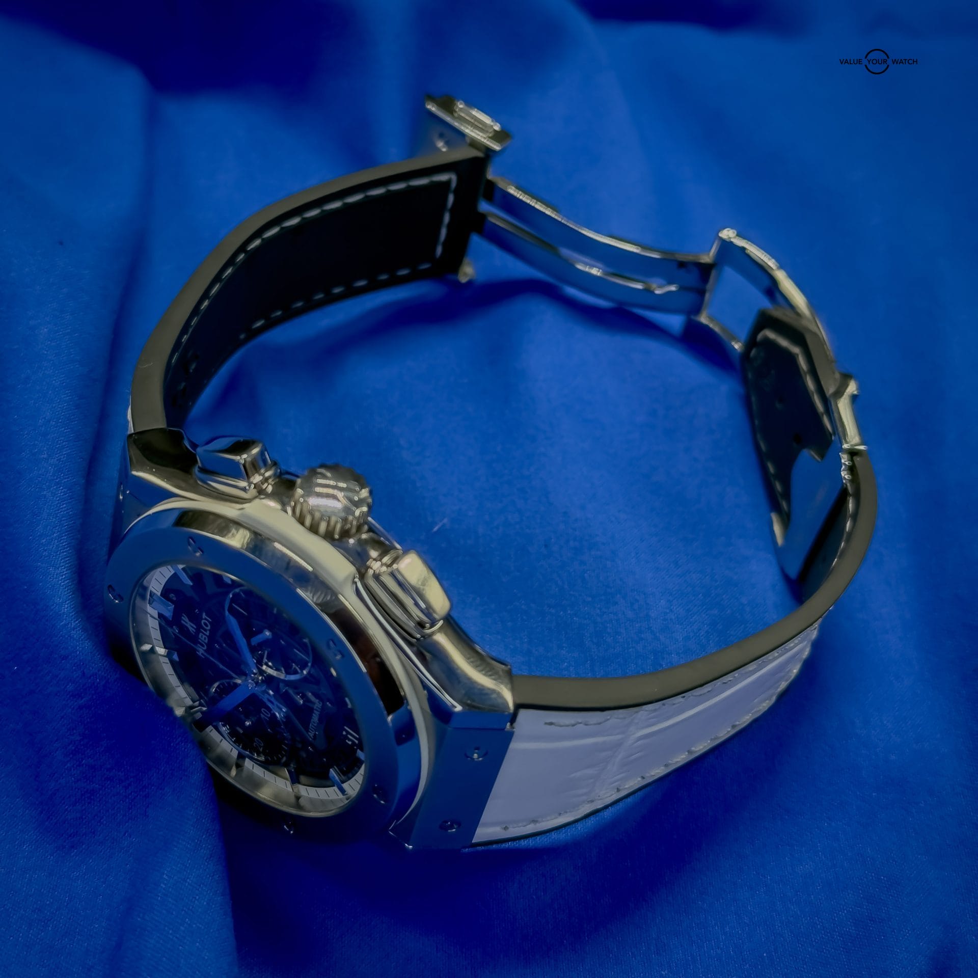 Hublot Classic Fusion Aerofusion Chronograph All White Japan Edition 525.NE.0127.LR 45mm Automatic Sapphire Dial - Image 4