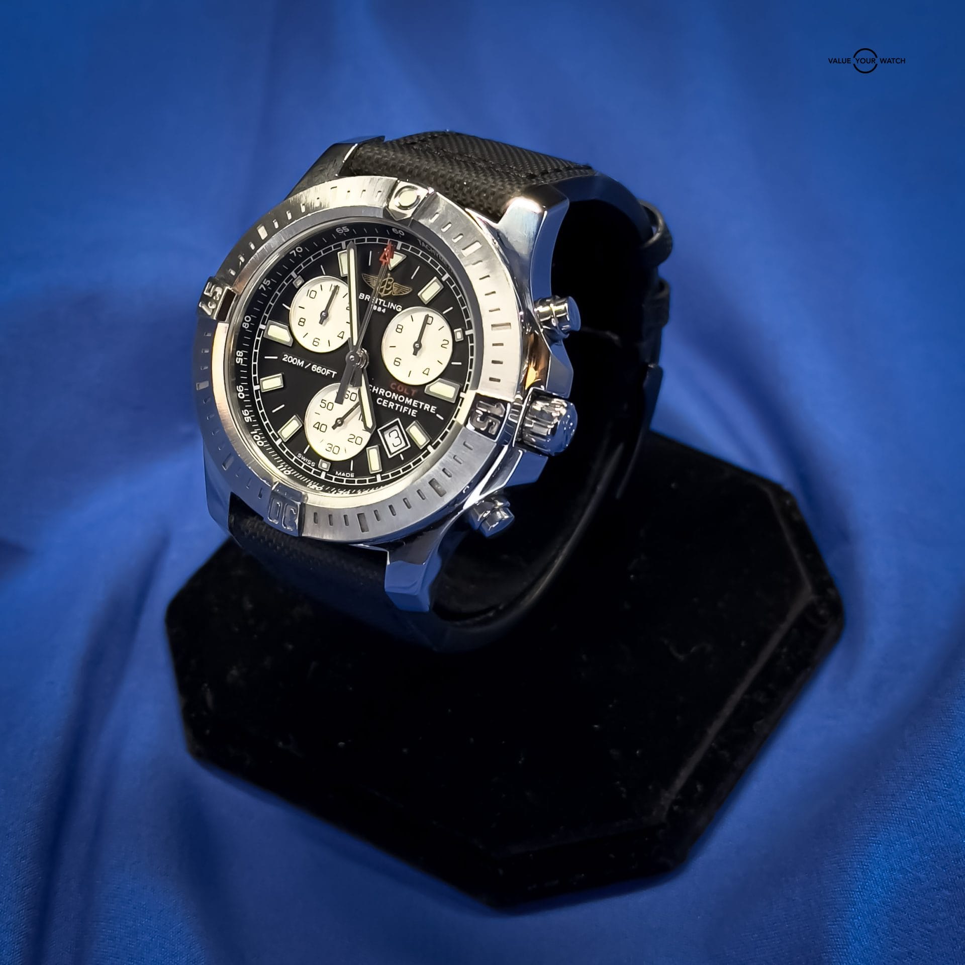 Breitling Colt Chronograph A7338811/BD43 44mm Super Quartz Black Dial - Image 14