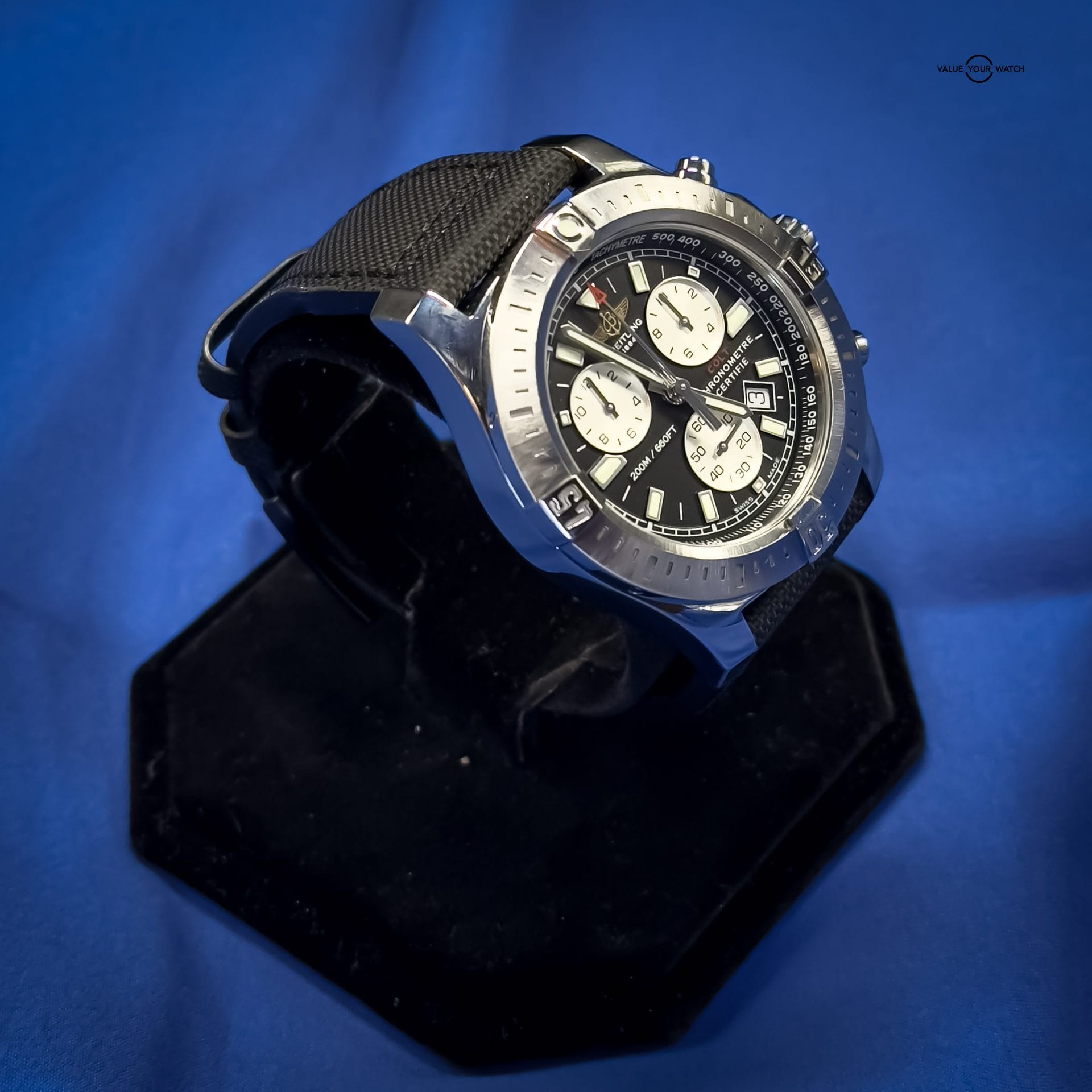 Breitling Colt Chronograph A7338811/BD43 44mm Super Quartz Black Dial - Image 13