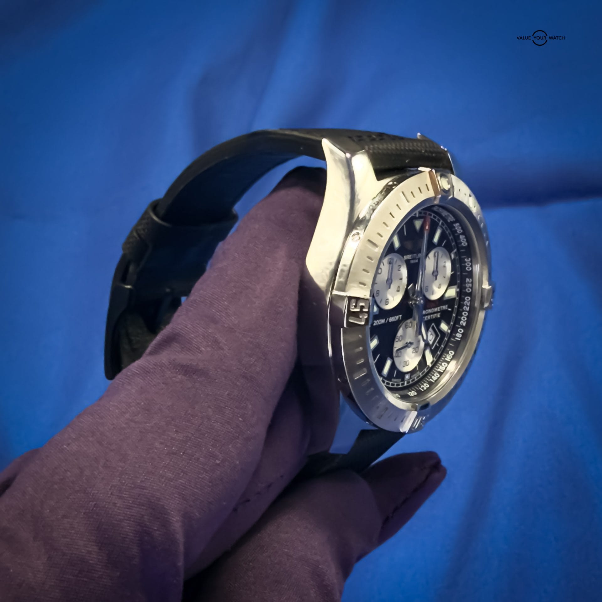 Breitling Colt Chronograph A7338811/BD43 44mm Super Quartz Black Dial - Image 6