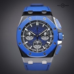 AUDEMARS PIGUET Royal Oak Offshore 43mm, Ceramic, Blue Dial, Ref. 26420CE.OO.A043VE.01, Full Set