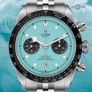 2025 Tudor Black Bay Chrono 41mm Blue Flamingo Steel JUBILEE 79360-0024