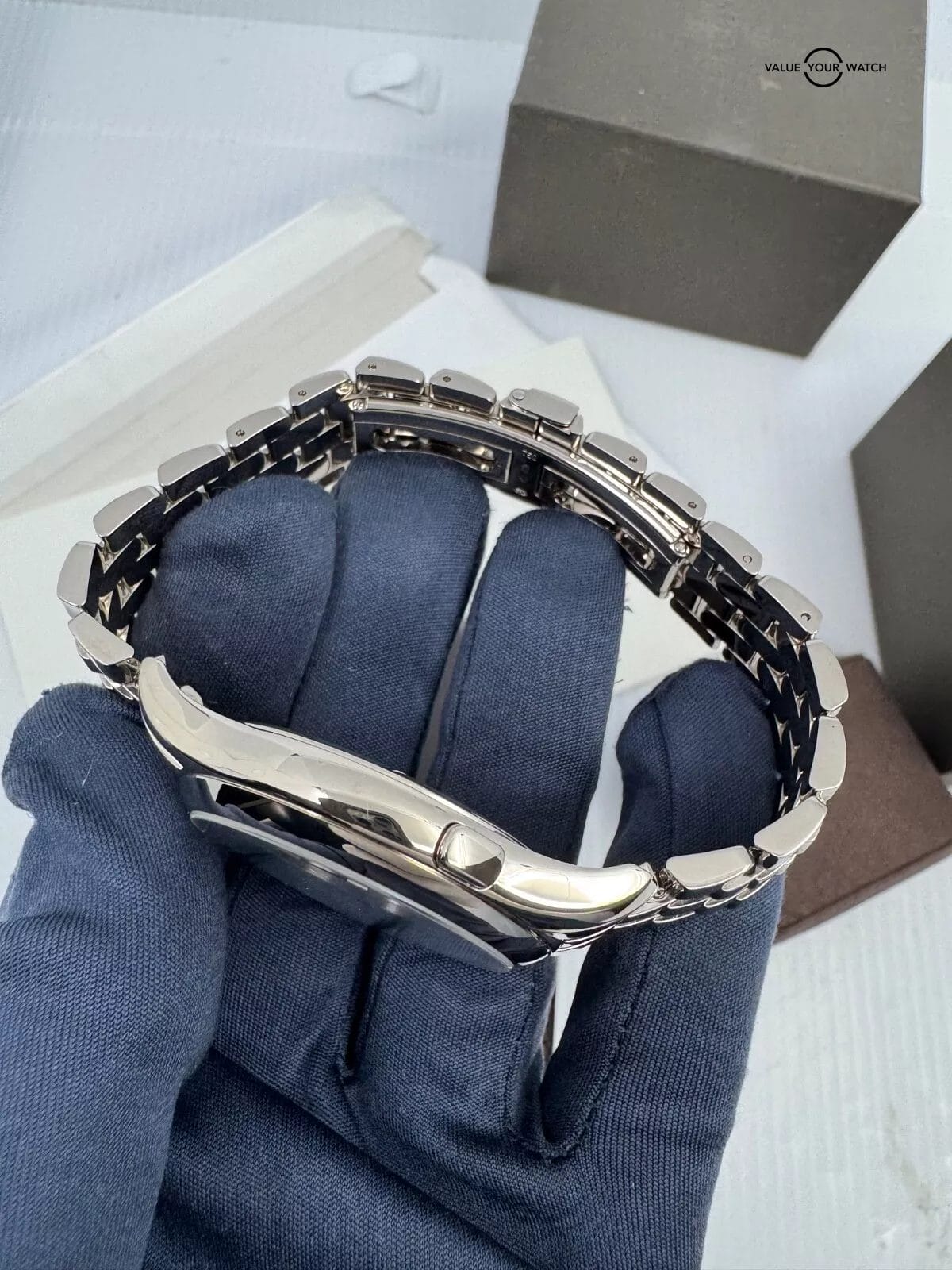 2017 MINT with Papers World Time 18k White Gold on Bracelet 5130/1G-011 Travel - Image 7