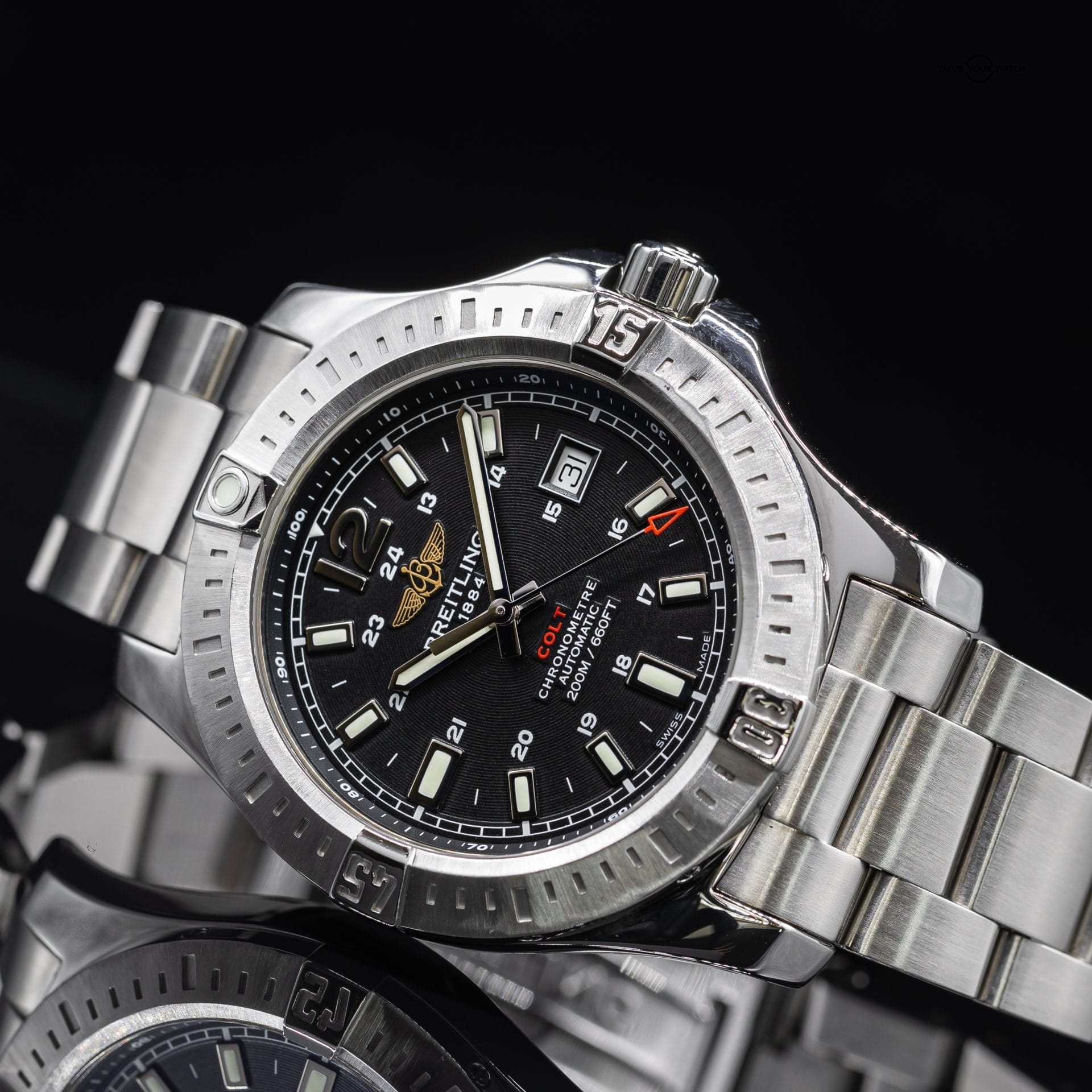 Breitling Colt Auto A1738811 44mm Box and Papers
