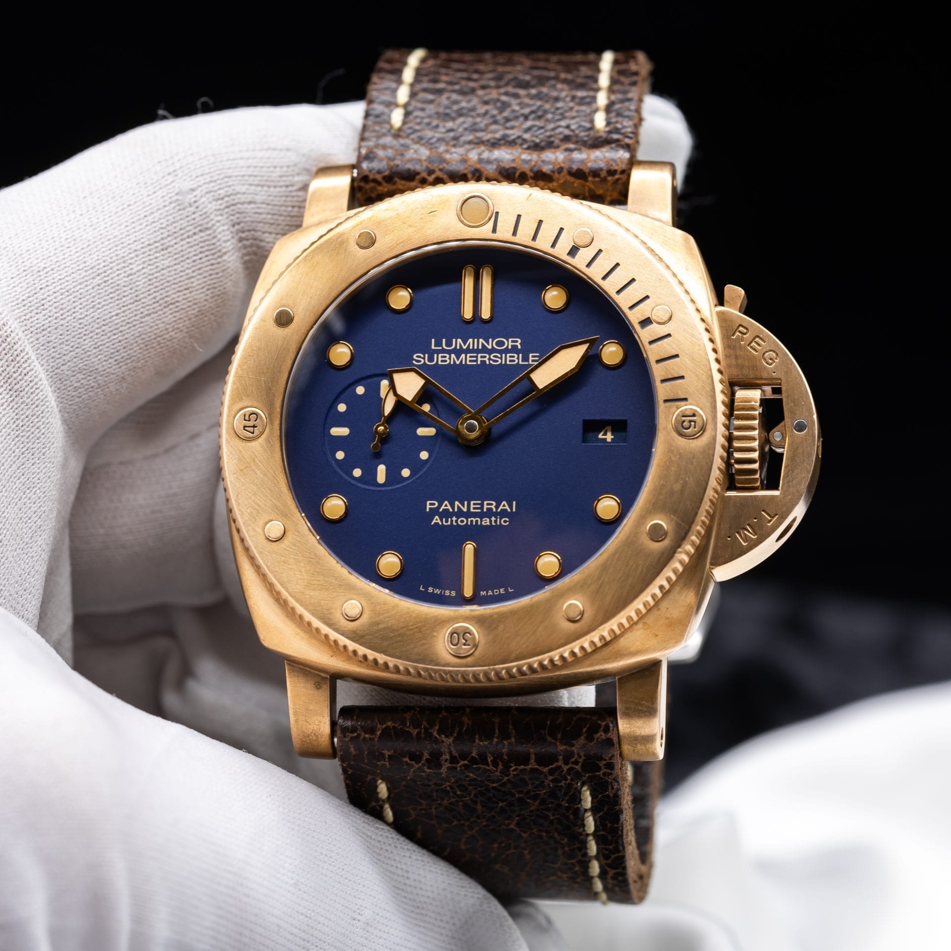 Panerai Luminor Submersible Blue Men's Watch PAM00671 BOX & PAPERS - Image 7