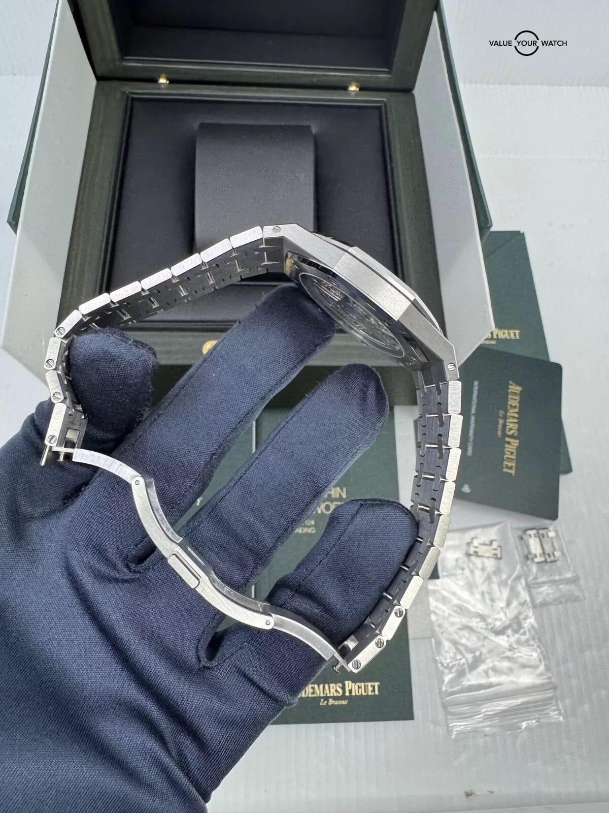 2022 Unworn 50th 39 Skeleton USA in STOCK Royal Oak "Jumbo" Extra-Thin Squelette - Image 5