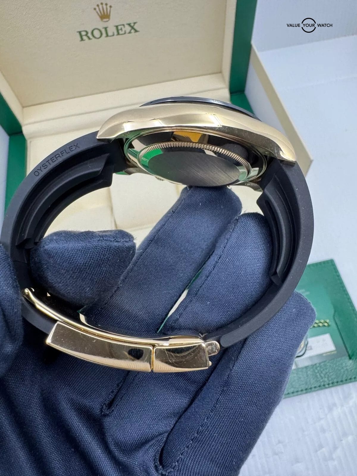 2022 ACTUAL PICS Original Meteorite Dial Oysterflex 18k Yellow Gold Daytona - Image 3