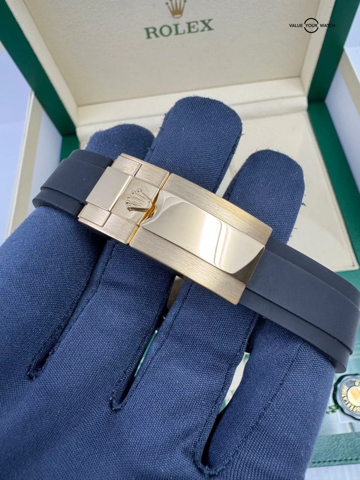 2022 ACTUAL PICS Original Meteorite Dial Oysterflex 18k Yellow Gold Daytona - Image 5