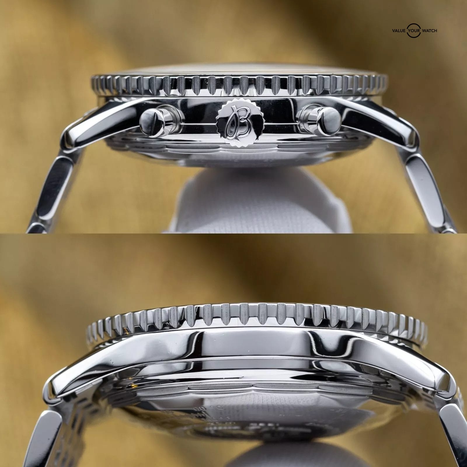 Breitling Old Navitimer Stainless Steel 41mm Black Dial – A13322 - Image 9