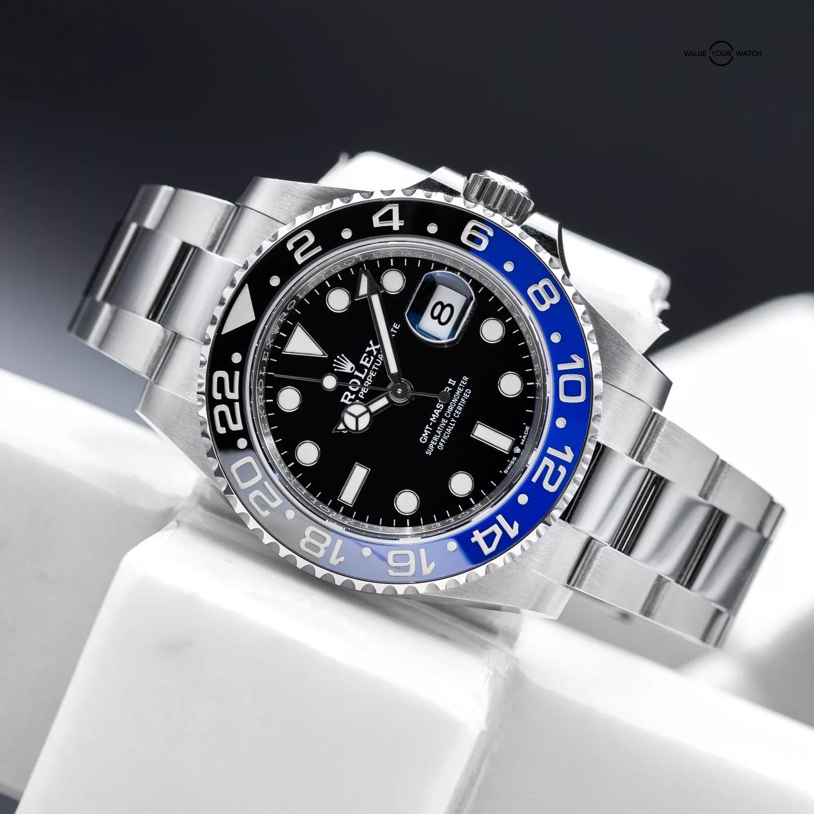 2025 BRAND NEW Rolex GMT-Master II Batman Oyster Steel 40mm 126710BLNR Full Set - Image 2