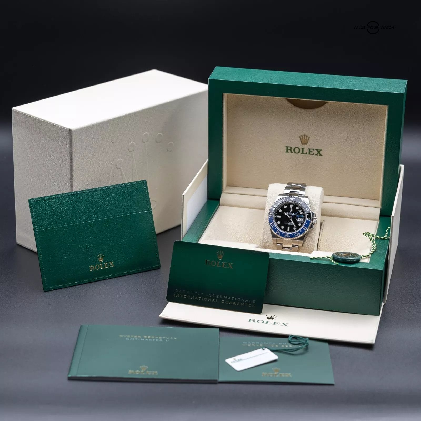 2025 BRAND NEW Rolex GMT-Master II Batman Oyster Steel 40mm 126710BLNR Full Set - Image 9