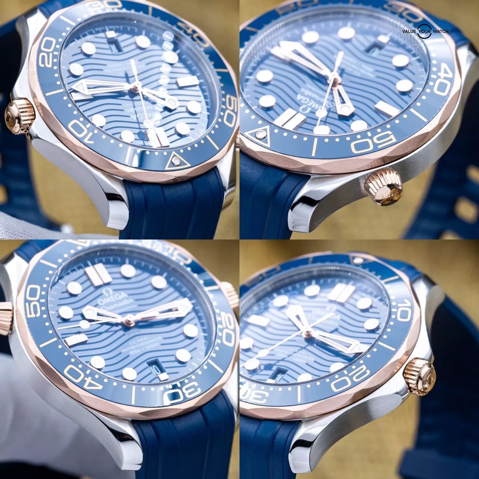 Omega Seamaster 300 Professional Two-Tone Sedna Gold 42mm - 210.22.42.20.03.002 - Image 7