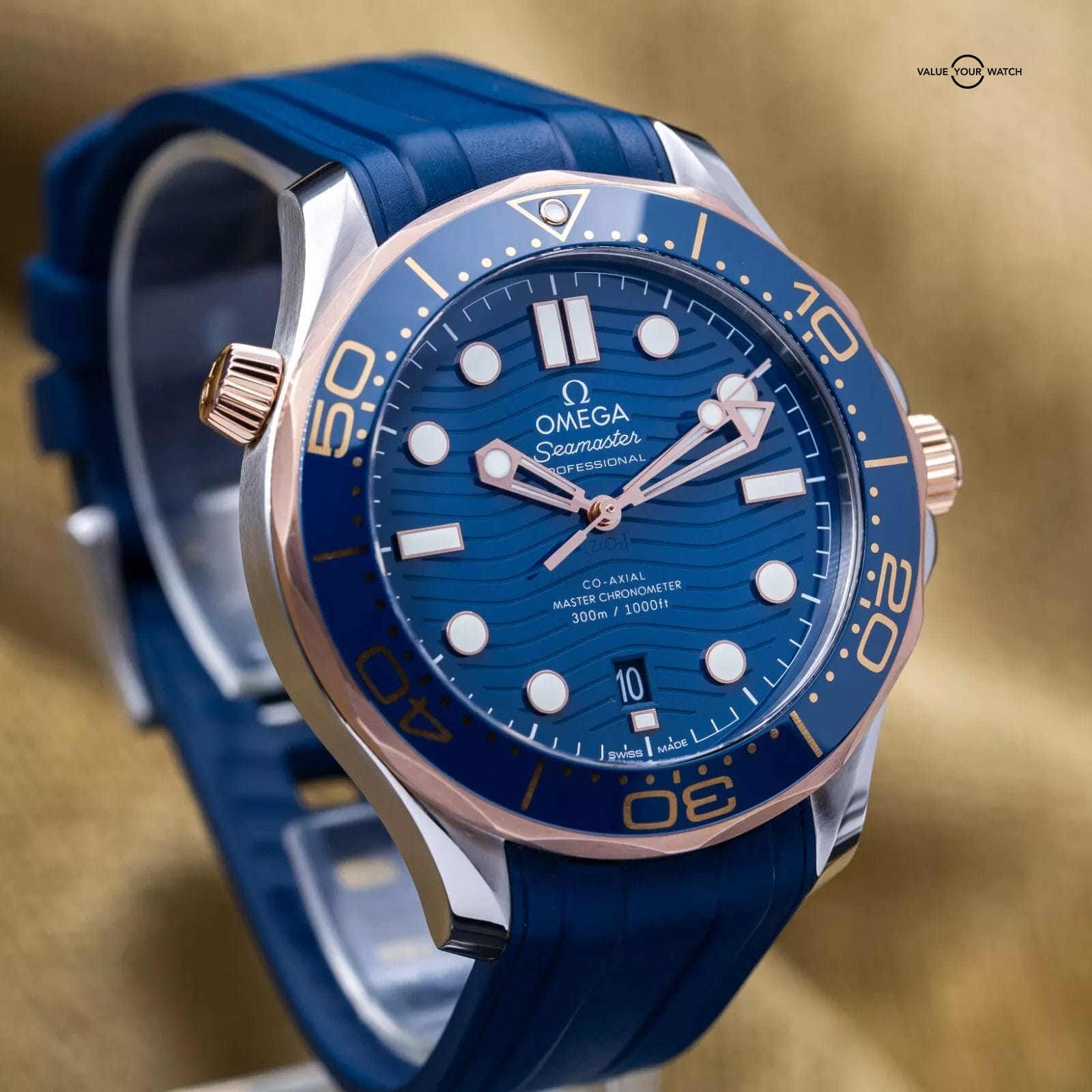 Omega Seamaster 300 Professional Two-Tone Sedna Gold 42mm - 210.22.42.20.03.002 - Image 15