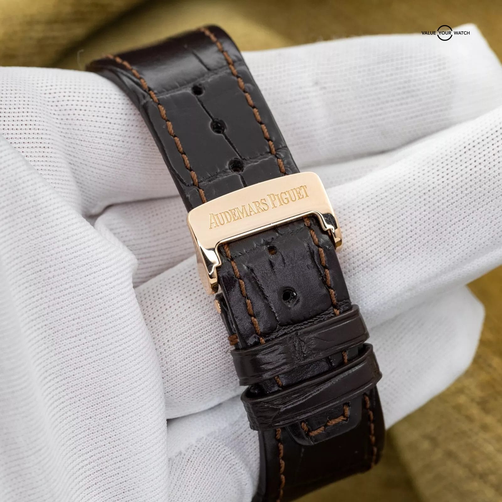 Audemars Piguet Royal Oak Day-Date 39mm Rose Gold AP 26330or Black Dial Full Set - Image 11