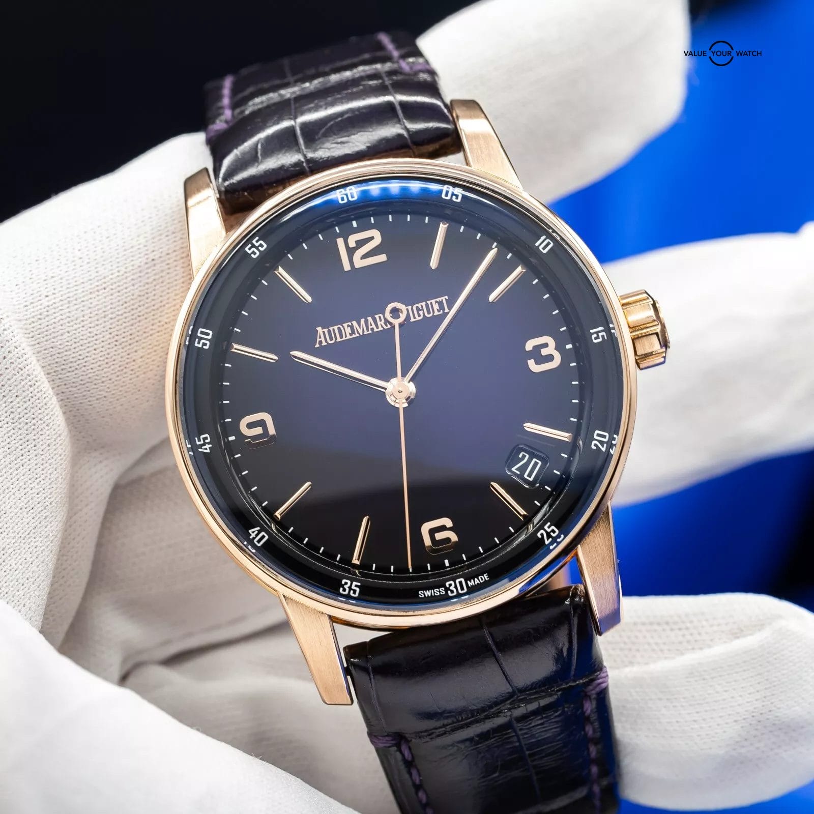 Audemars Piguet Code 11.59 Purple Men's Watch 15210OR.OO.A002KB.02 w/Box & Card - Image 8