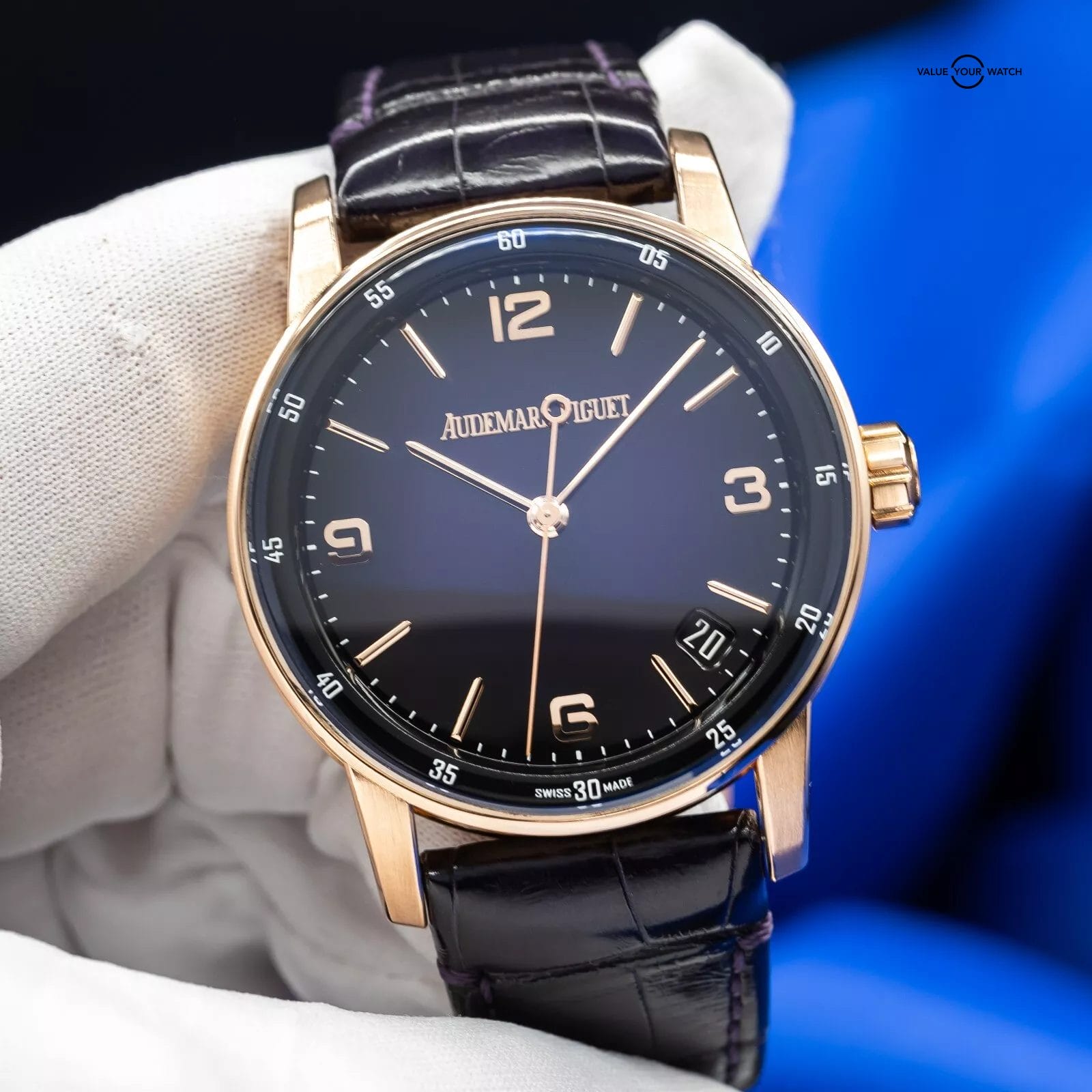 Audemars Piguet Code 11.59 Purple Men's Watch 15210OR.OO.A002KB.02 w/Box & Card - Image 9