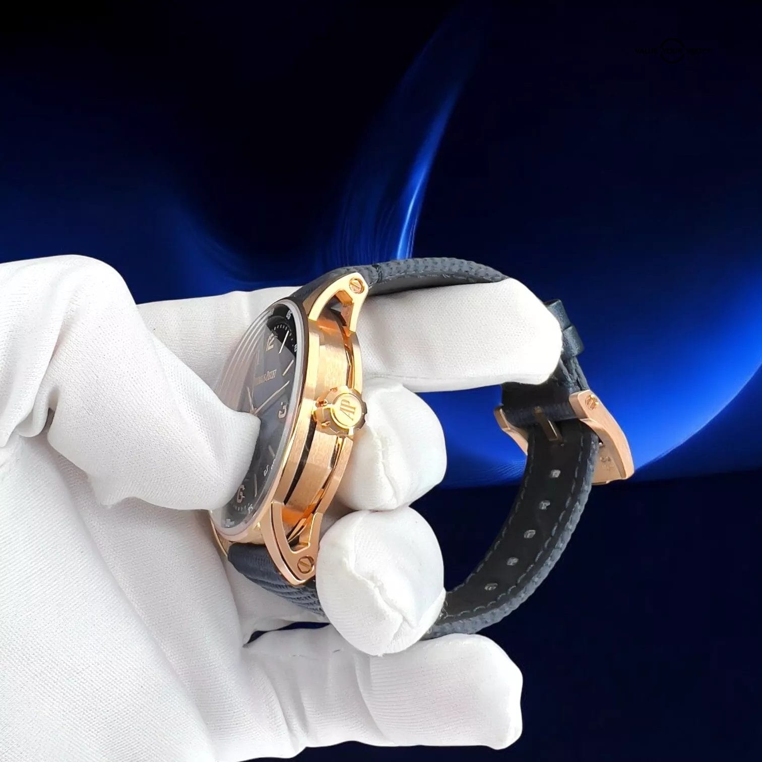 Audemars Piguet Code 11.59 Blue Dial Rose Gold Men's Watch 15210OR.OO.A002KB.03 - Image 8