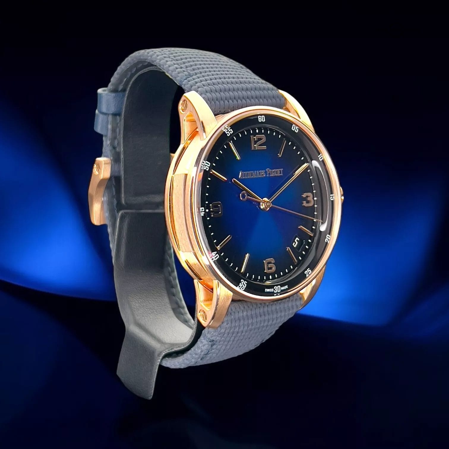 Audemars Piguet Code 11.59 Blue Dial Rose Gold Men's Watch 15210OR.OO.A002KB.03 - Image 11