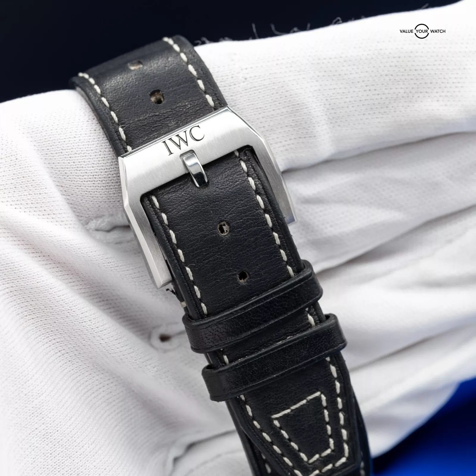 IWC Pilot's Blue Dial Chronograph Mens Watch IW378003, Box and Papers - Image 7