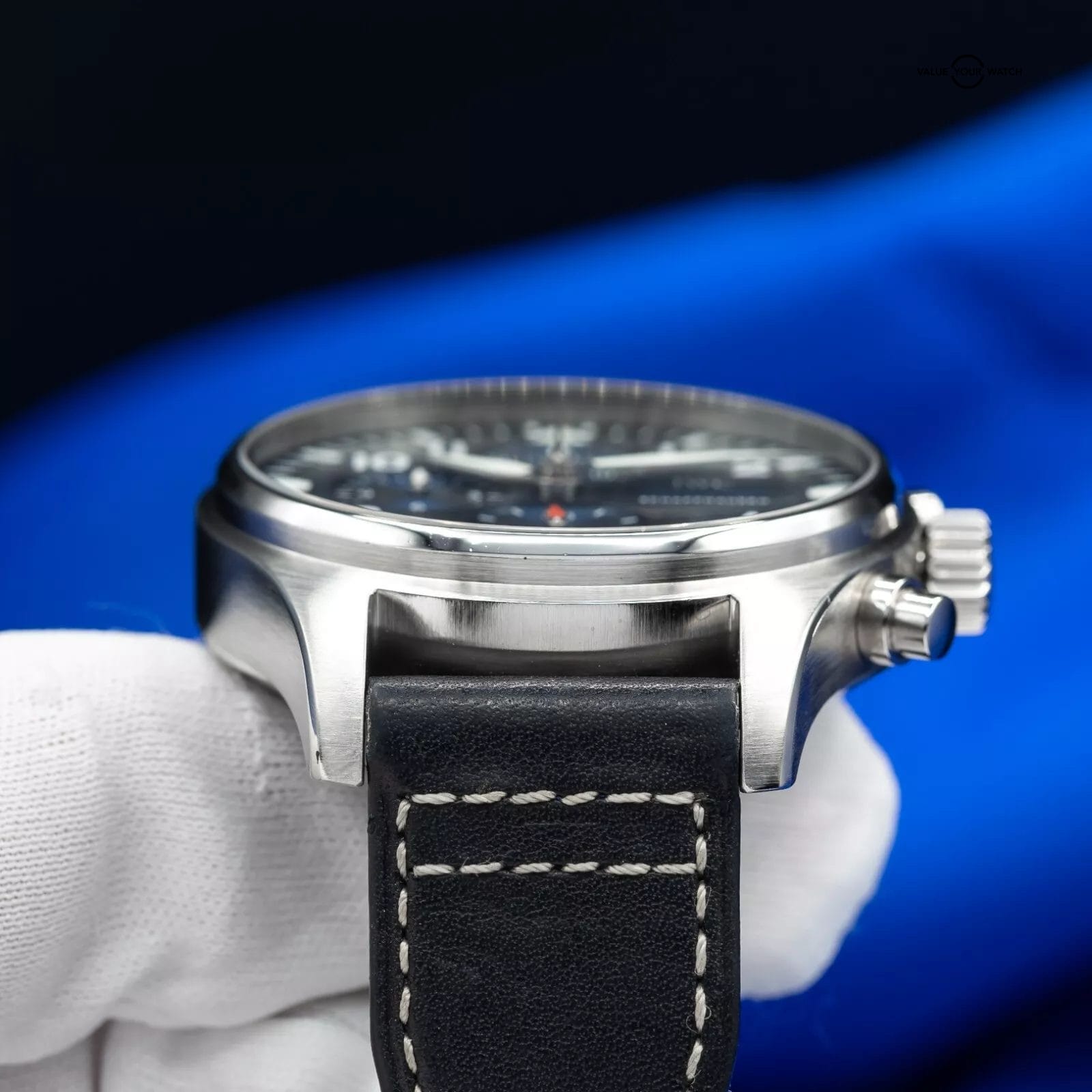 IWC Pilot's Blue Dial Chronograph Mens Watch IW378003, Box and Papers - Image 9