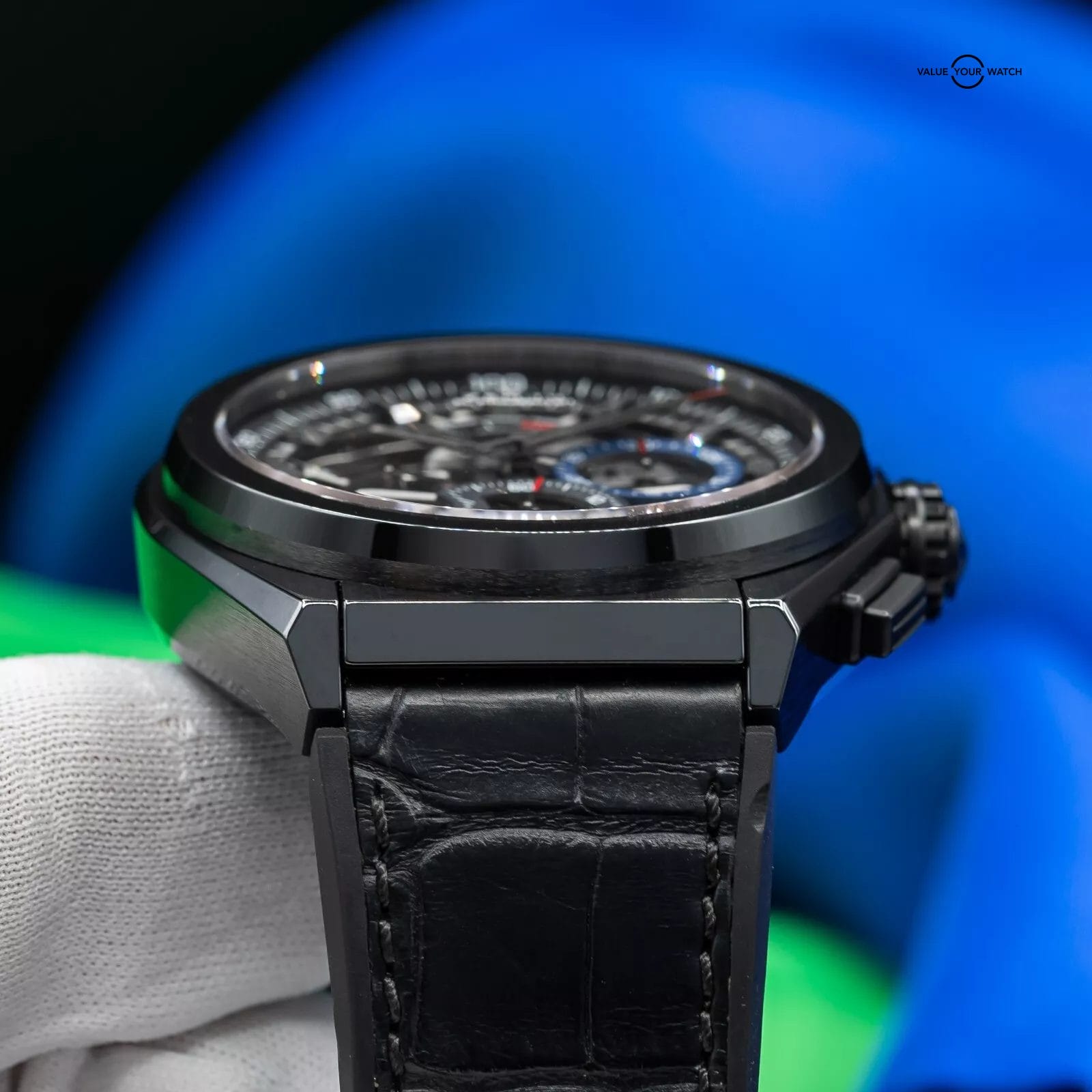 Zenith Defy El Primero 21 Skeleton Dial Ceramic Mens Watch 49.9000.9004/78.R582 - Image 5