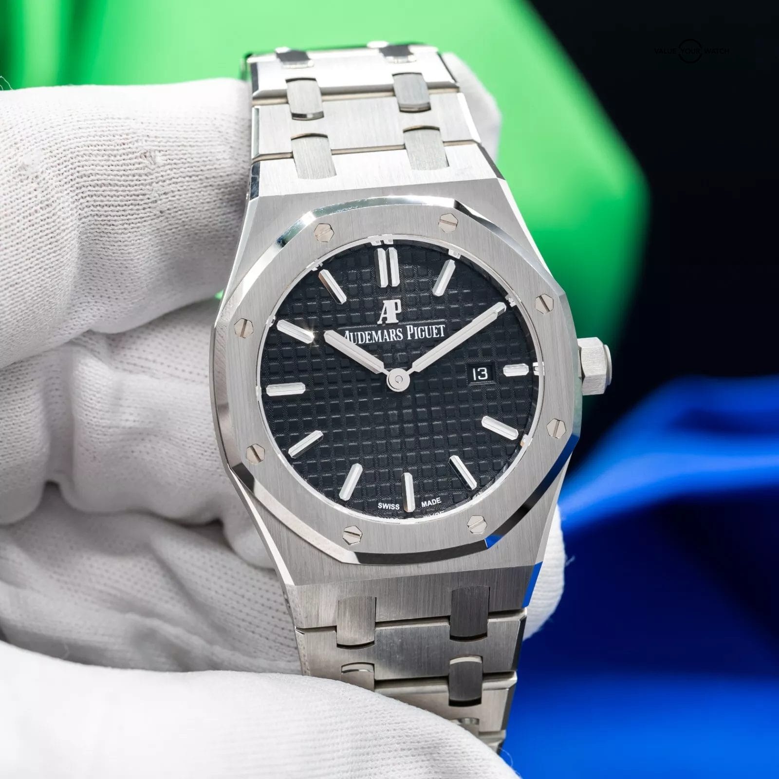 Audemars Piguet Ladies Royal Oak 33mm Black Dial 67650ST.00.1261ST.01 Box&Papers - Image 11