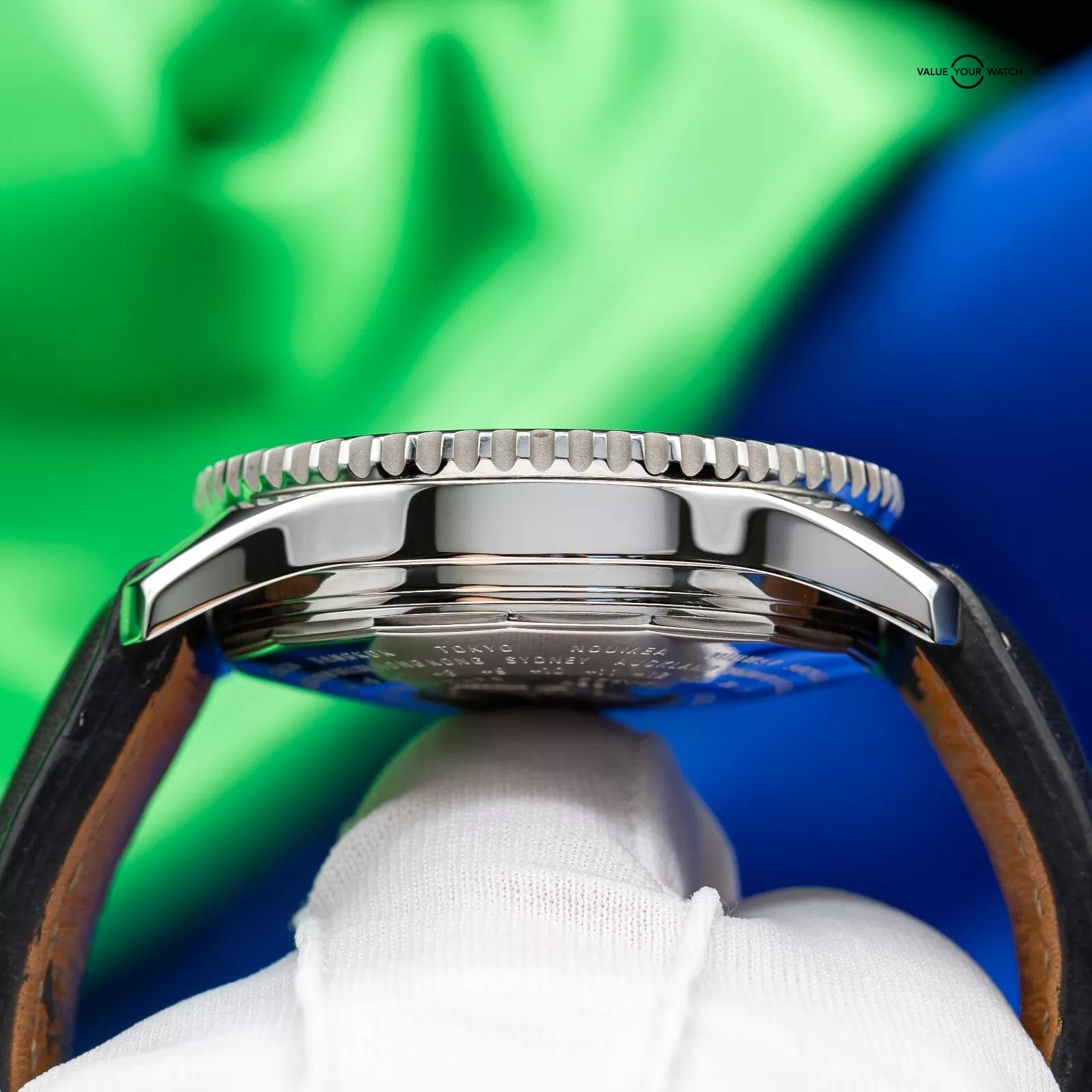 Breitling Navitimer World Chronograph GMT Men's Black Watch - A24322 - Image 11