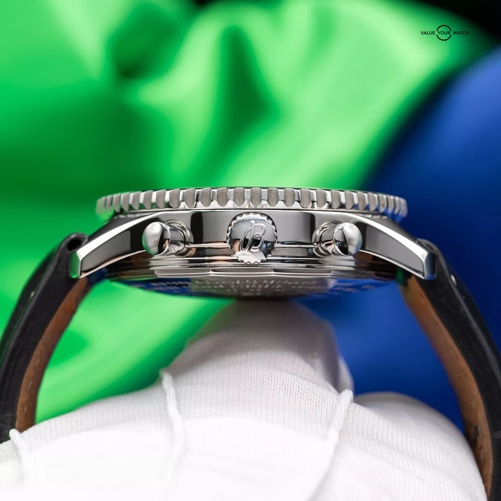 Breitling Navitimer World Chronograph GMT Men's Black Watch - A24322 - Image 10