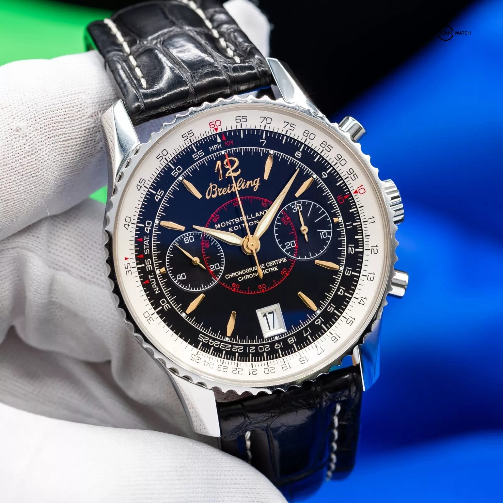 Breitling Navitimer Montbrillant Edition Chronograph Men's Watch A48330 - Image 2